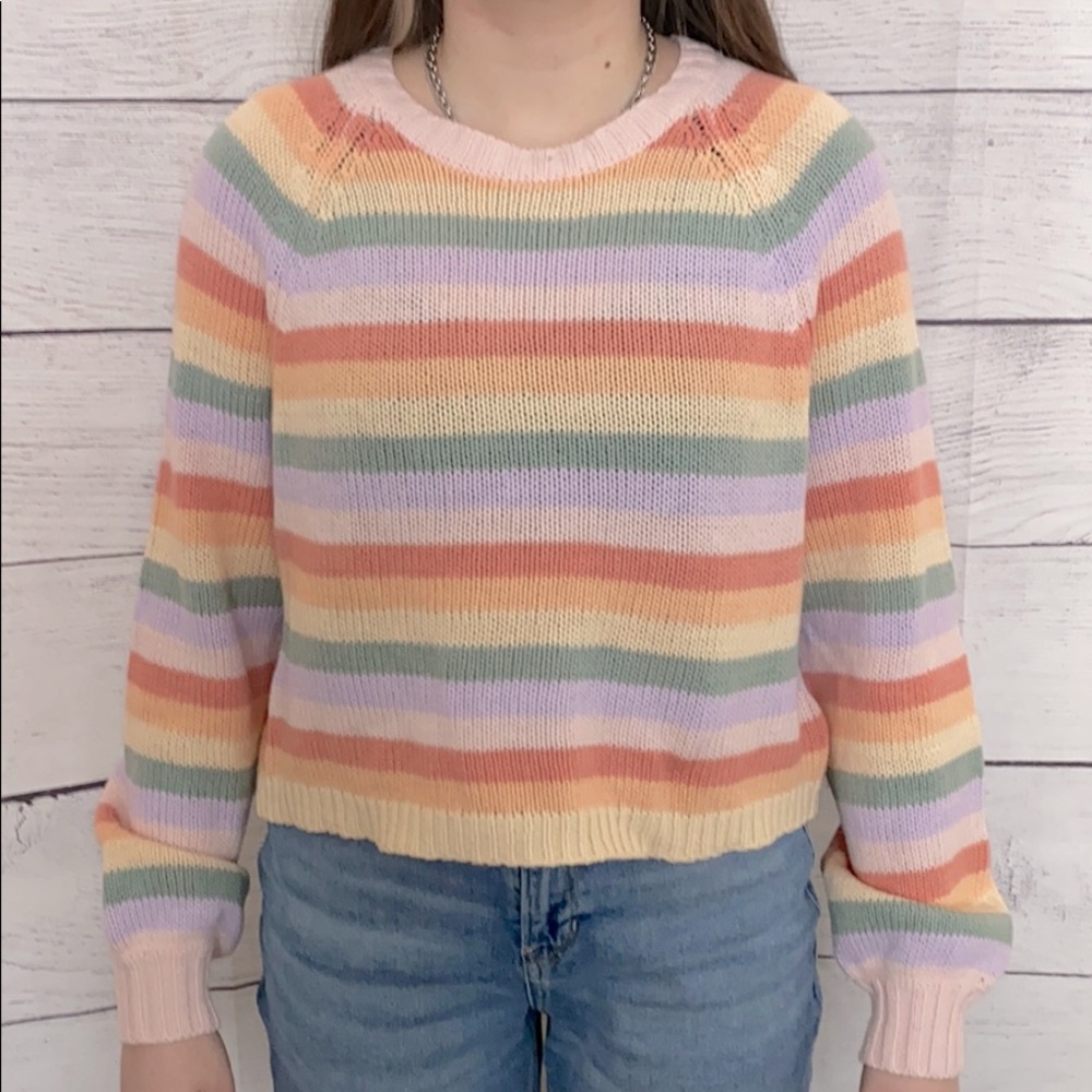 pastel sweater